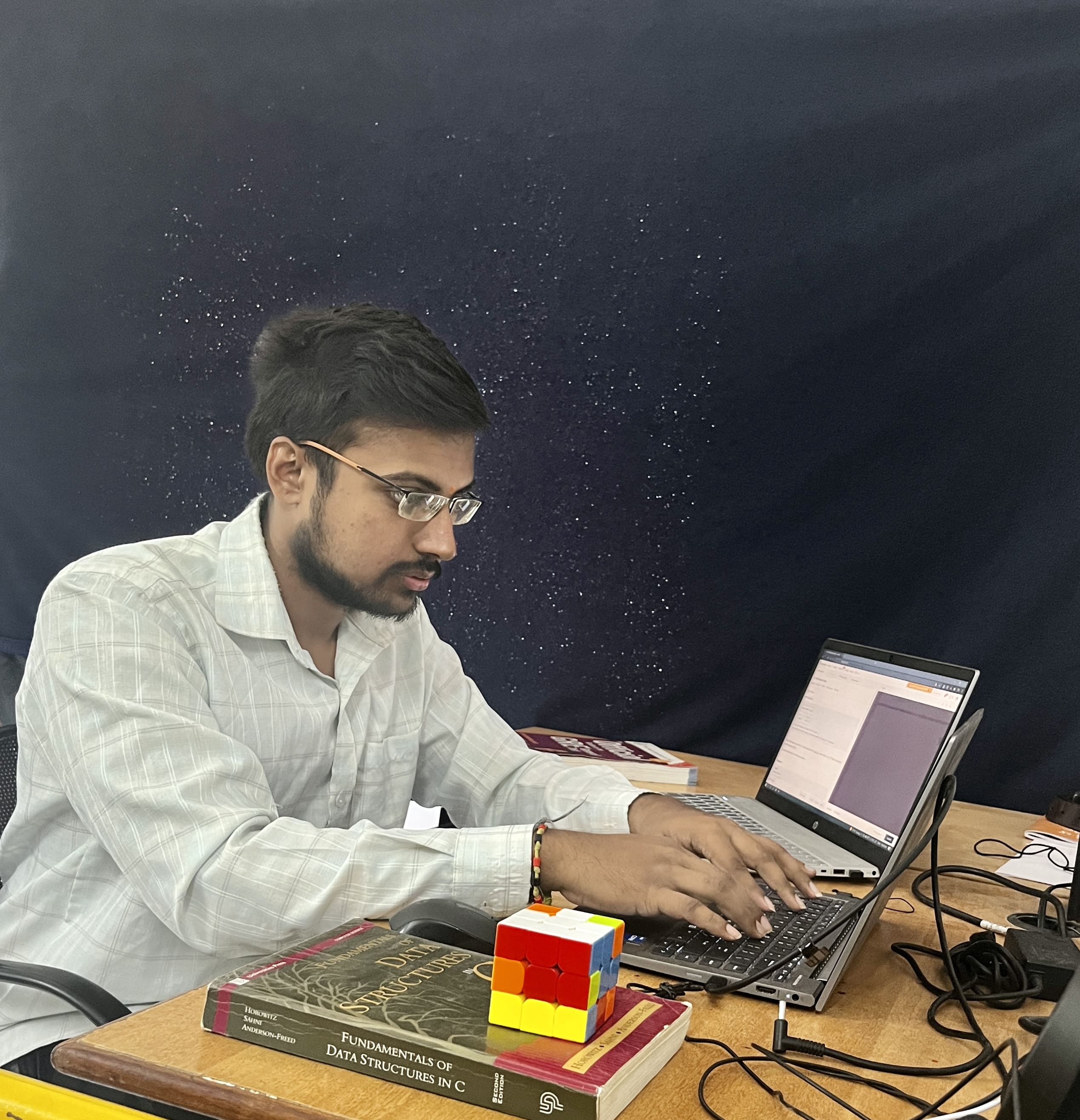 Giridhar Holla working